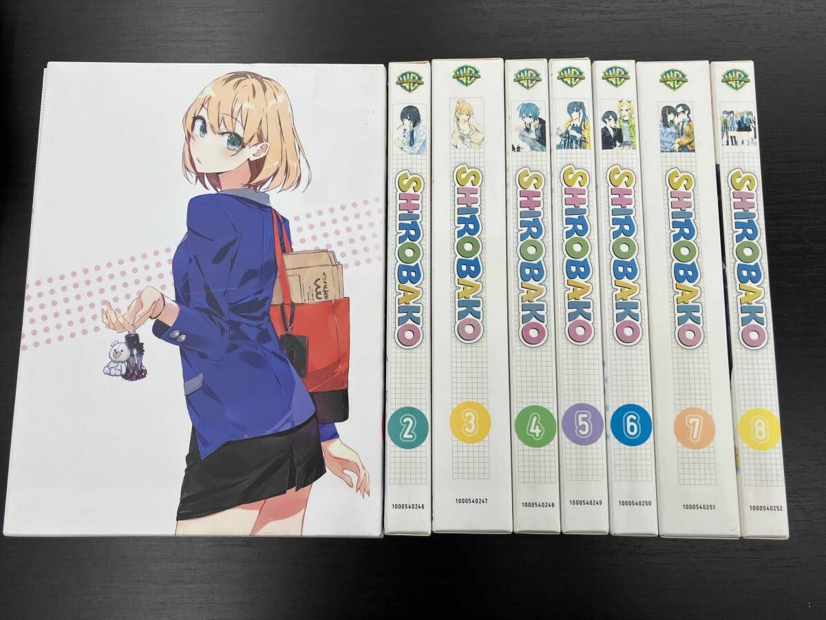 全8巻セット SHIROBAKO 第1~8巻 初回 版 シロバコ DVD 武蔵野アニメーション