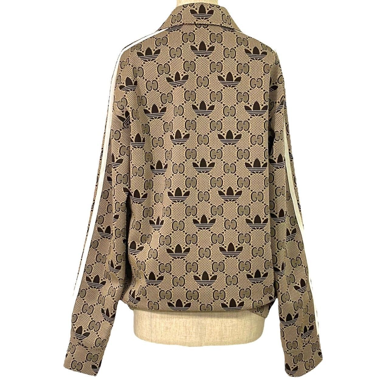 adidas x GUCCI】トレフォイル ジップ ジャケット サイズ S (175/92A