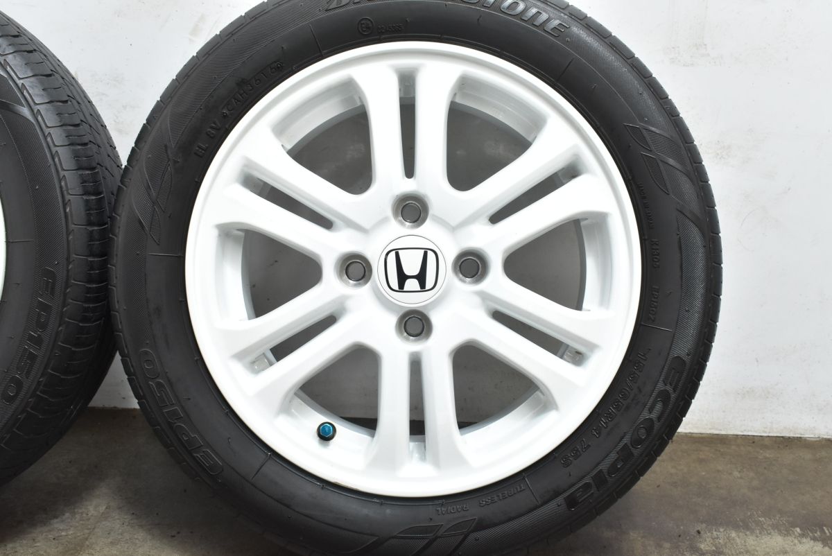 ◇ホンダ純正 14インチ ホワイト 14x4.5J+40 PCD100 4穴 N-BOX N-