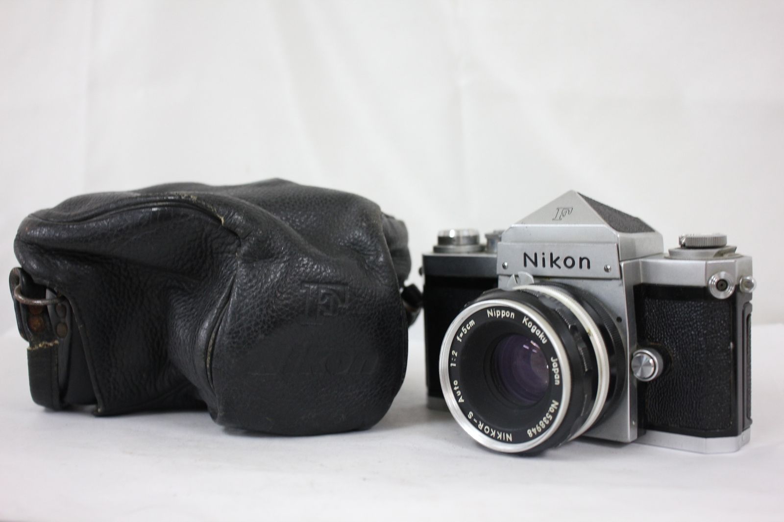 品 前期型 ニコン Nikon F アイレベル Nikkor-S 5cm F2 ボディ レンズセット M6824