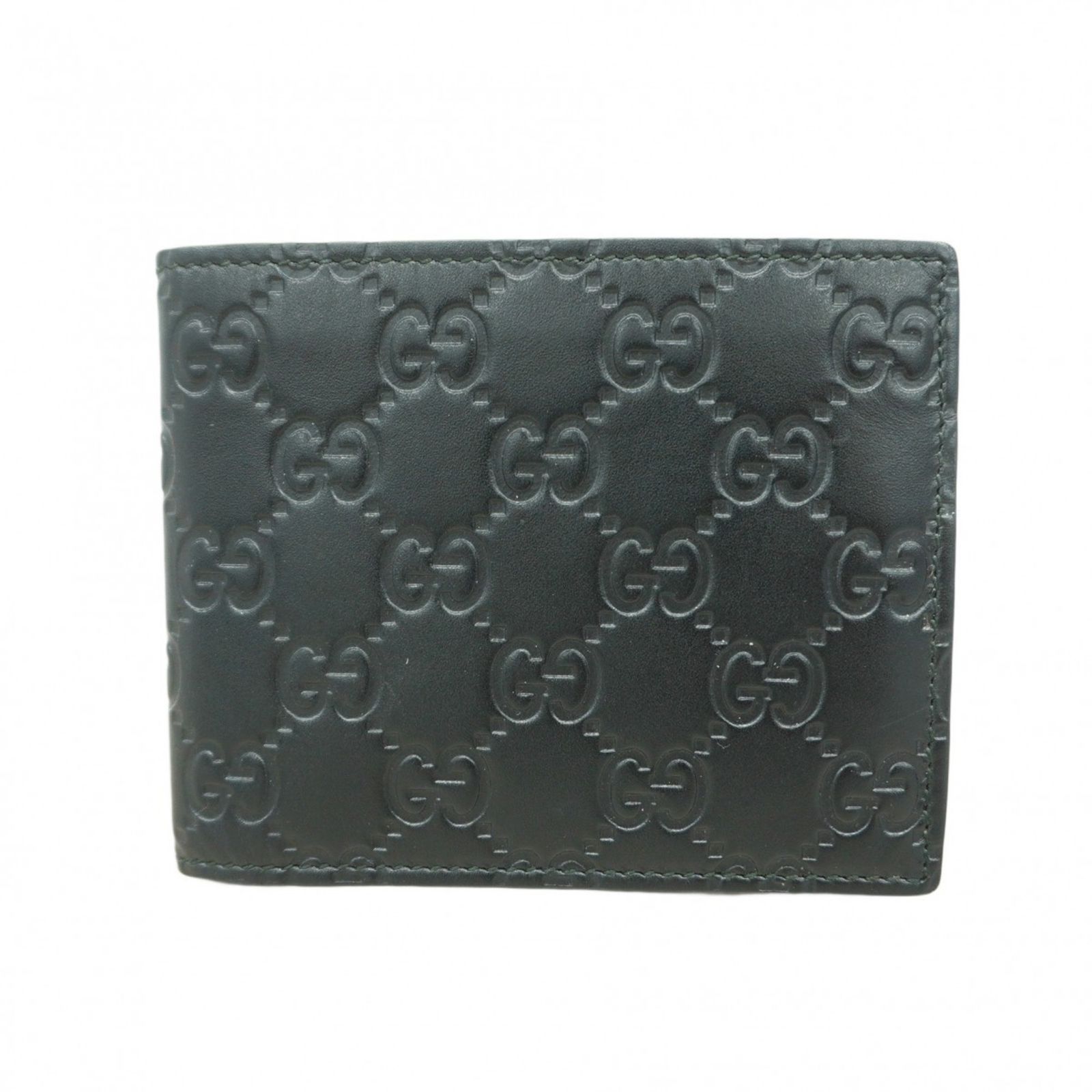 グッチ Gucci グッチ 札入れ グッチシマ 406693 レザー ブラックメンズ