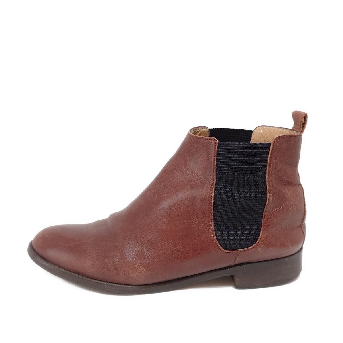 REGAL リーガル ショートブーツ 22 1 2 レディース - ダークブラウン サイドゴア レザー