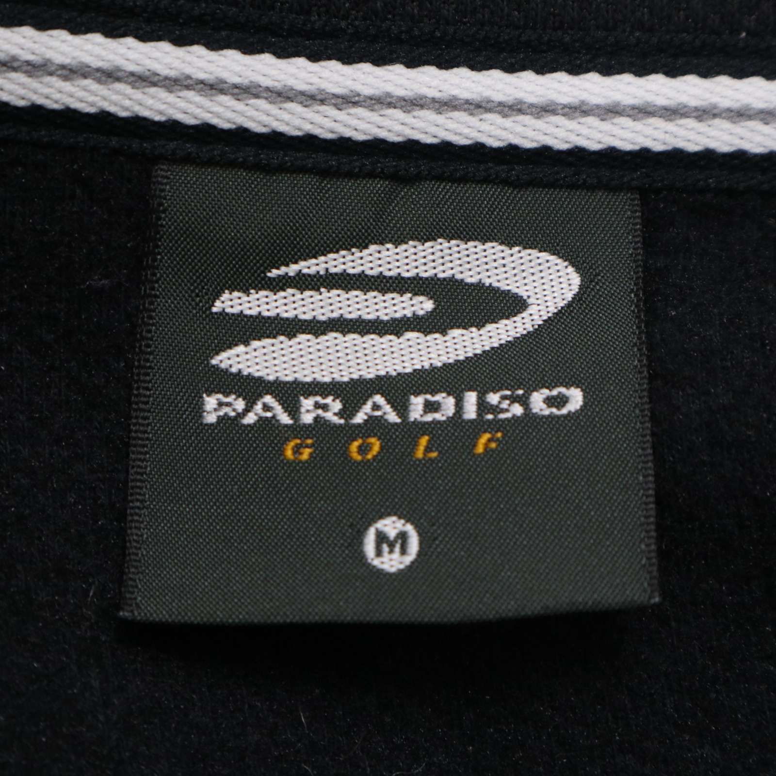 Paradiso パラディーゾ ゴルフ 秋冬 裏起毛 ハーフジップ ベスト Sz.M メンズ 黒 新品☆パラディーゾ ゴルフ Paradiso ボタニカルプリント柄 裏微起毛 PARADISO パラディーゾ 半袖ポロシャツ ロゴ柄 オレンジ系 LL 中古