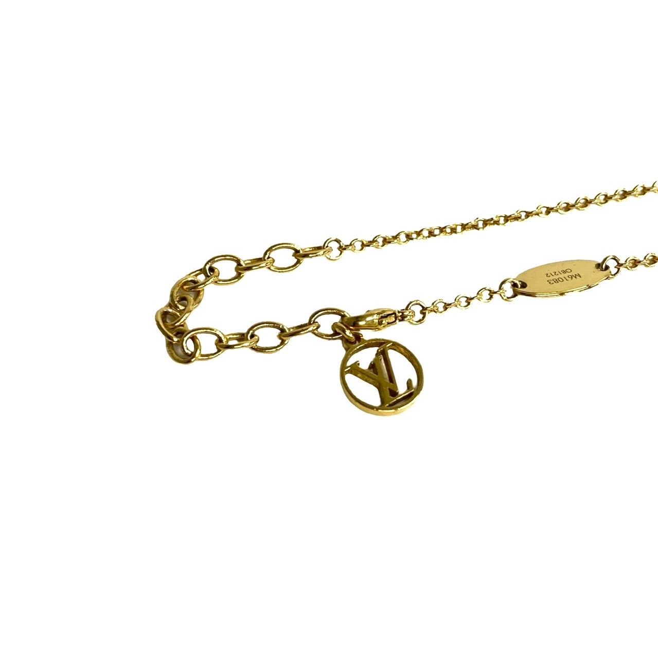 LOUIS VUITTON ゴールドの V 字ペンダントネックレス 極美品 LOUIS VUITTON ゴールド V字型ネックレス - メルカリ