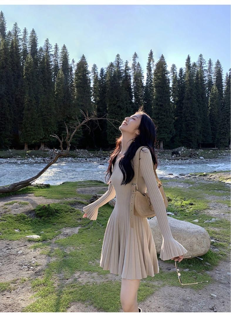 春お出かけデートに最適高見えデザイン