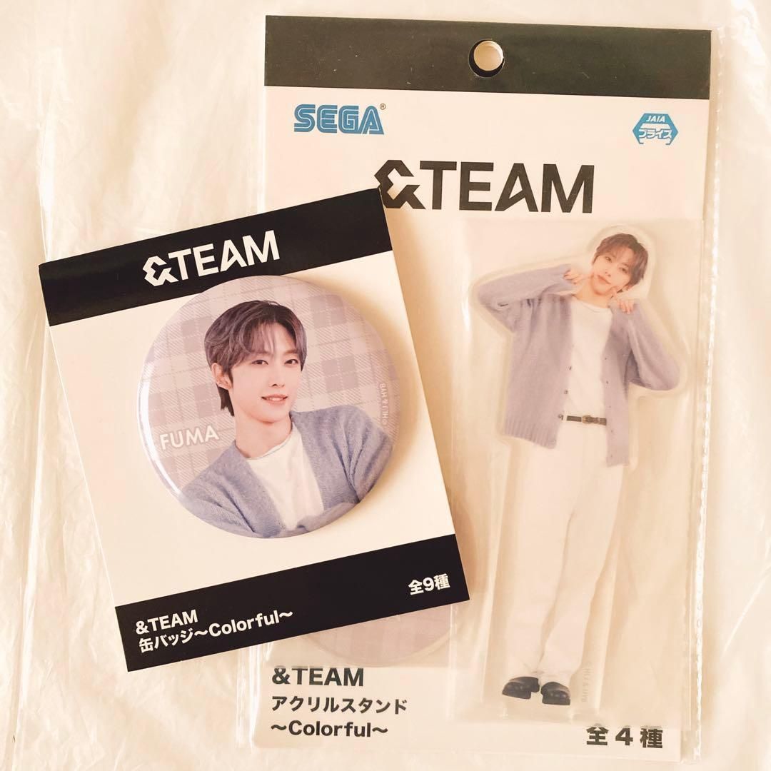 &TEAM フマ FUMA アクスタ 缶バッジ2点まとめ フウマ 缶バッチ 公式
