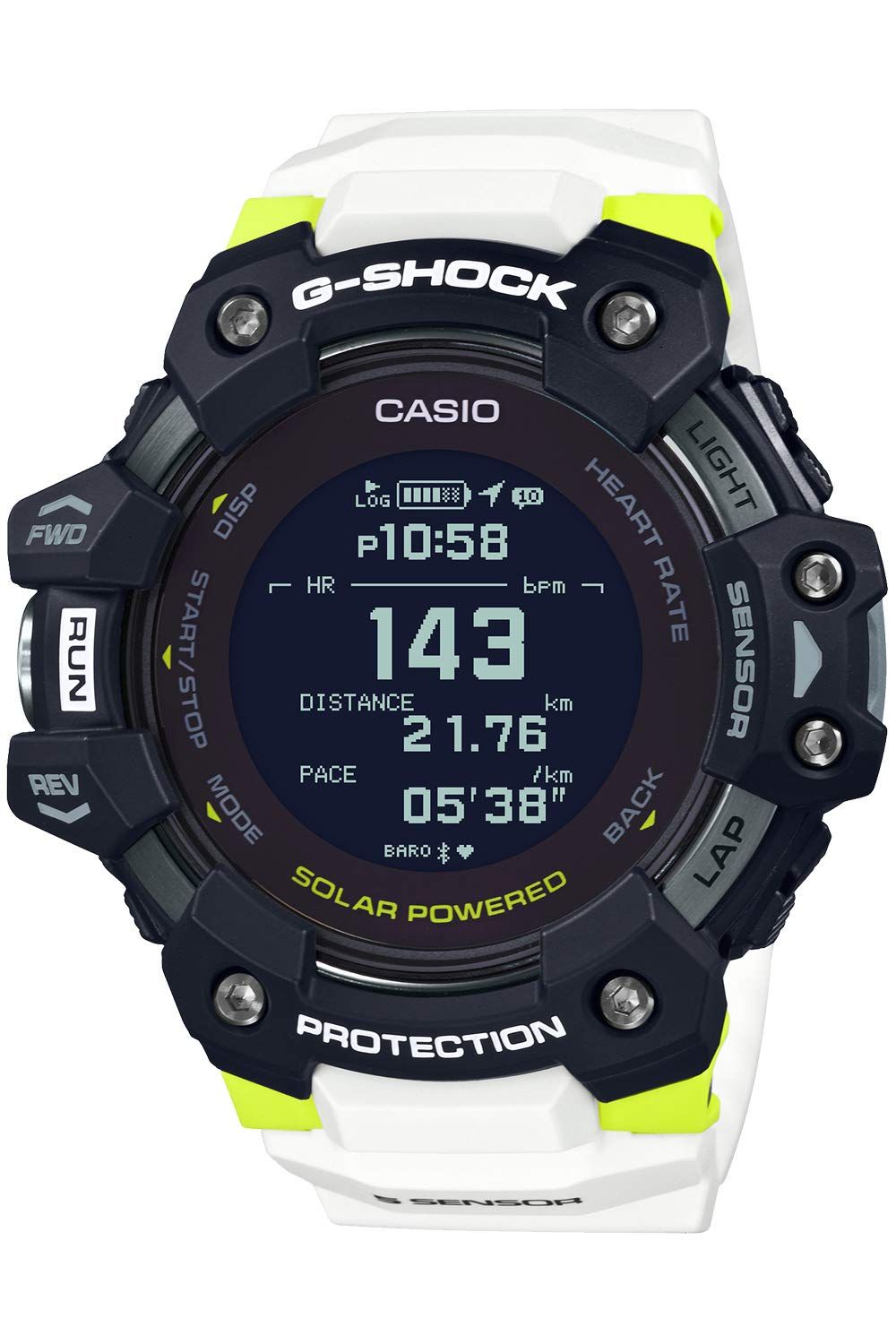 カシオ 腕時計 ジーショック G-SQUAD GBD-H1000-1A7JR メンズ ホワイト ホワイト