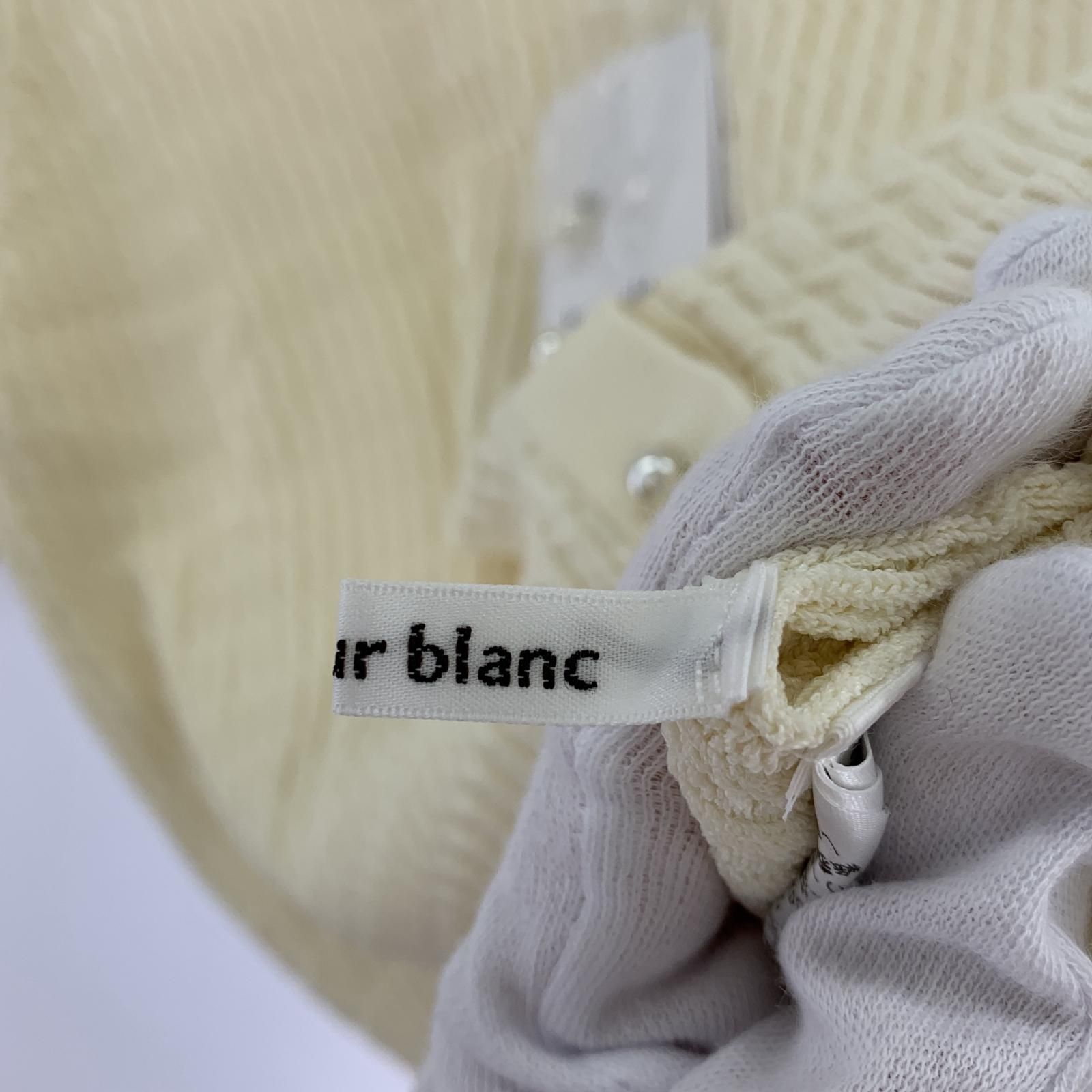 美品 le.coeur blanc ルクールブラン タグ付き 襟付き ニット