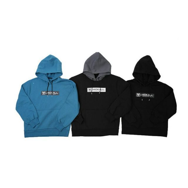 ジャッカル プルオーバーフーディ XXL ブラック | 釣具 釣り