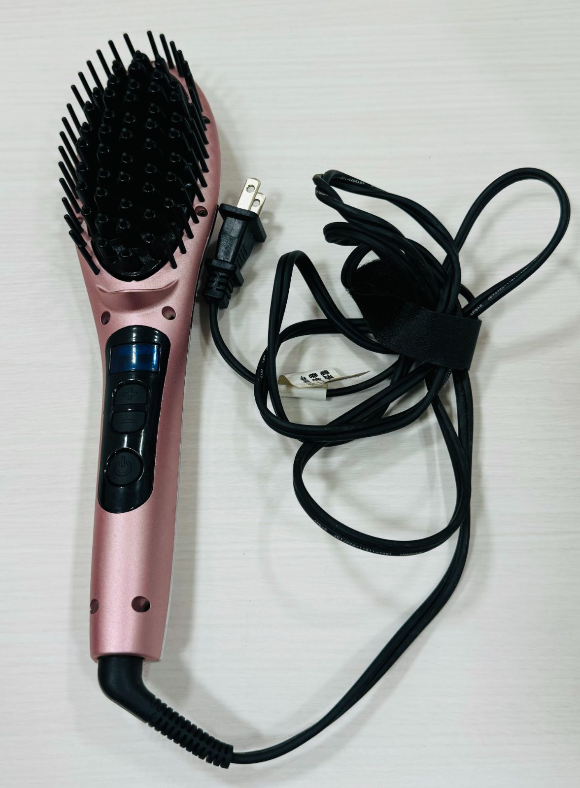 シンプリーストレート ヘアアイロン ヘアブラシ ストレートアイロン コテ ショップジャパン、とかすだけでストレートヘアになる