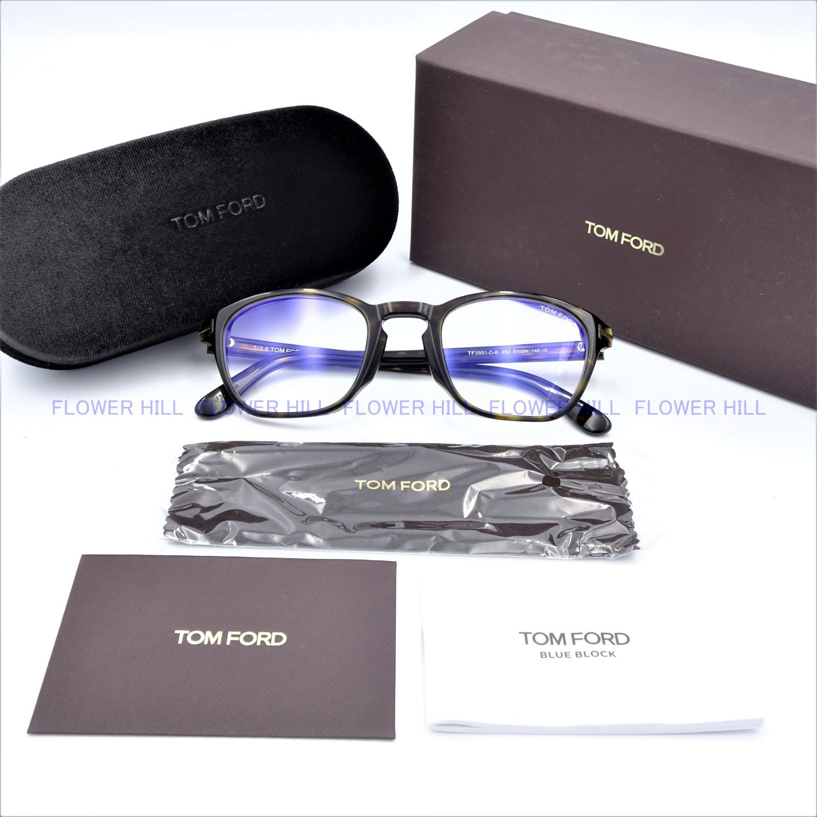 TOM FORD トムフォード TF5591-D-B 052 メガネ フレーム ハバナ