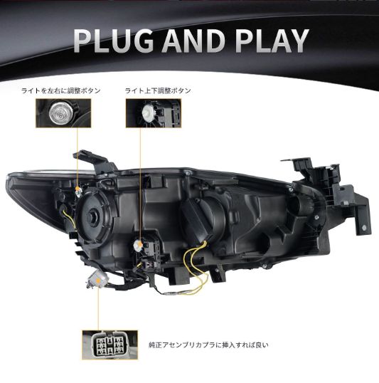 LEDヘッドライト 左右セット