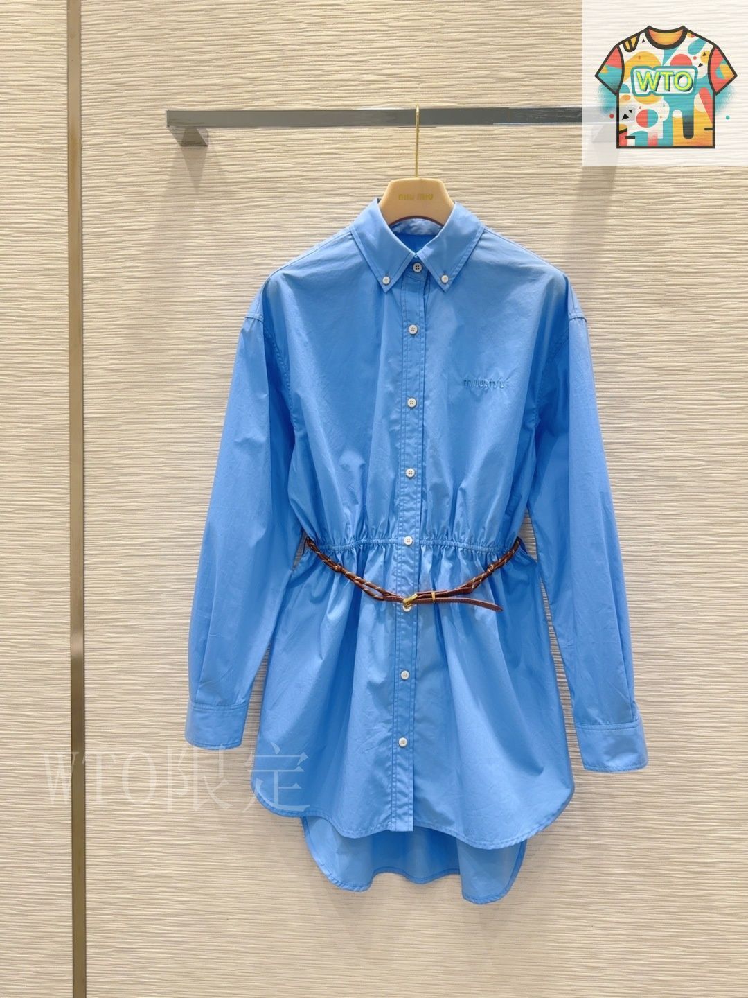 90s miu miu ミュウミュウ シャツワンピース 40 90s miu miu ミュウミュウ シャツワンピース 40 MIU MIU