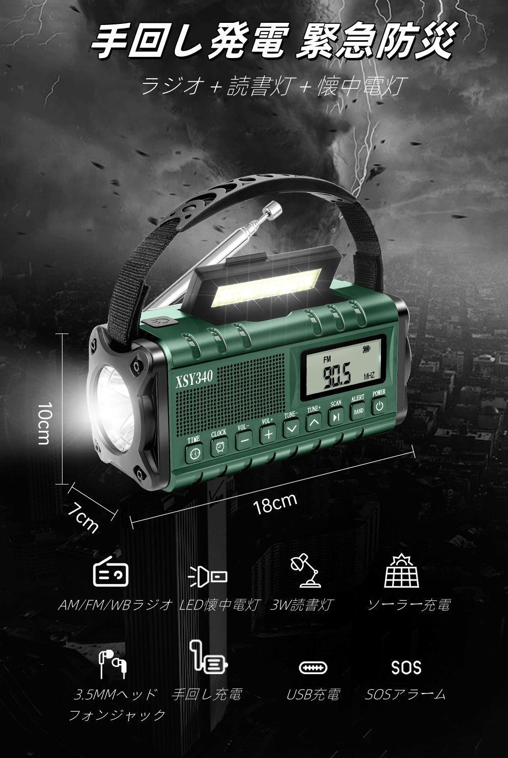 SW|AM|FM ラジオ