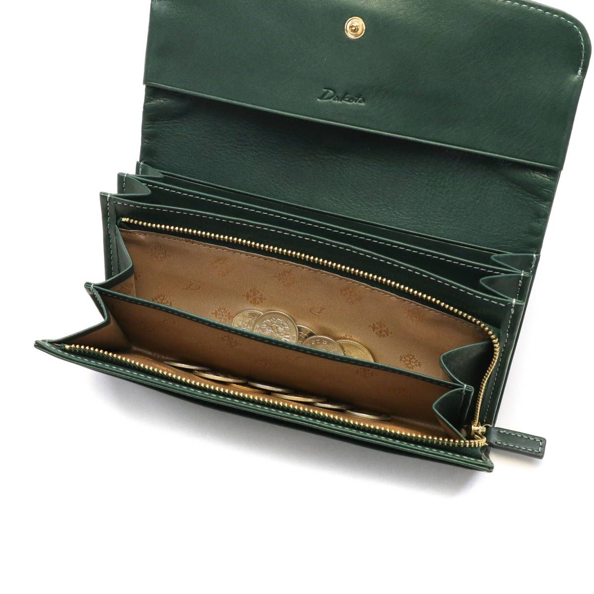 ダコタ 長財布 コッチャ 財布 かぶせ レザー 貝殻 0030342 ダコタ Dakota ダコタ 長財布 Dakota コッチャ 財布 かぶせ 本革