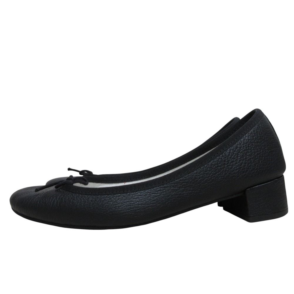 未使用級【レペット】（38）フラットパンプス リボン バレエシューズ バイカラー 美品 Repetto レペット レザー リボン バレエシューズ フラット