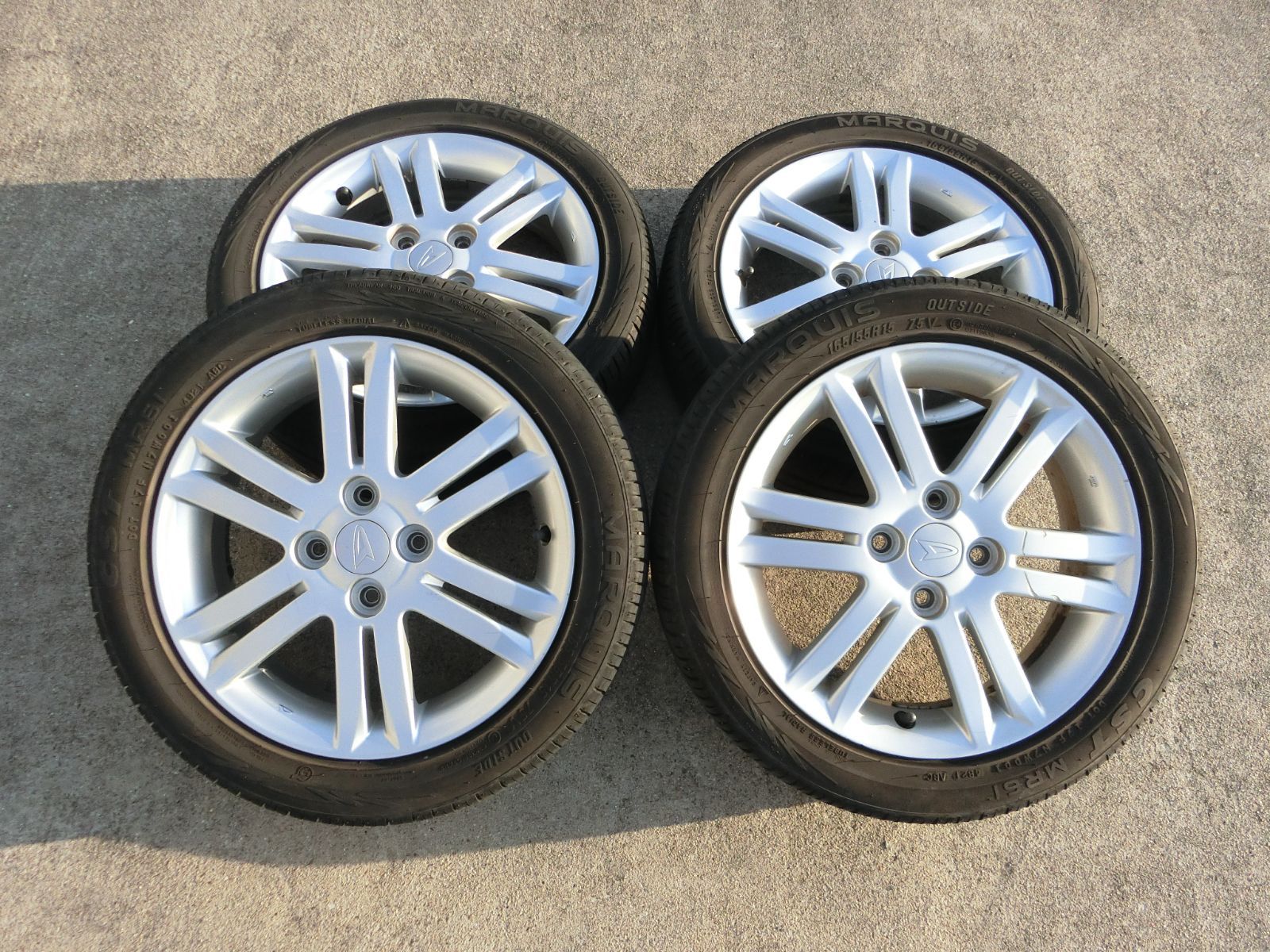 タント ファンクロス/LA650S/LA660S：純正 アルミホイールセット(15