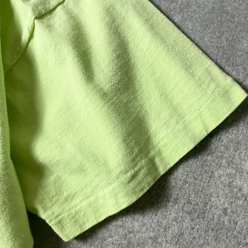 90s USA製 1998 SYATP カレッジ プリント 半袖 Tシャツ XL / 90年代 アメリカ製 オールド シングル ライム グリーン