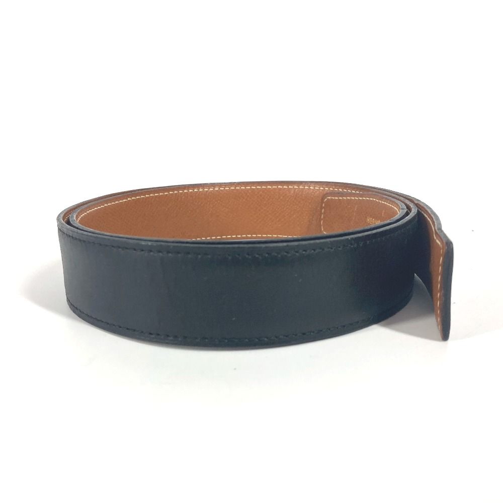 HERMES エルメス ベルト ベルトのみ レザー ブラウン - メルカリ