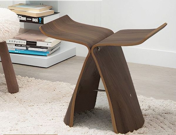 バタフライスツール 柳宗理 ウッドチェア スツール ミッドセンチュリー オットマン 木製 リビング 玄関 北欧 贈り物 結婚式