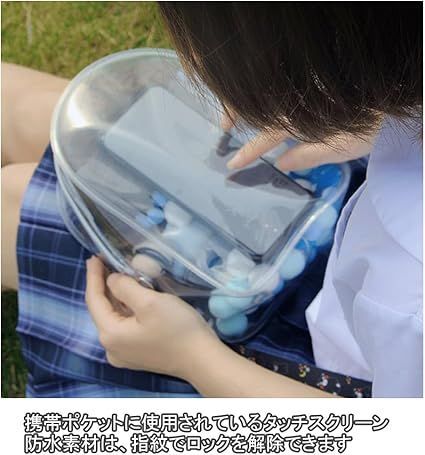 在庫処分】YUYAKESHI 痛バ 20cmぬいぐるみ用 外出 全透明 見せバッグ