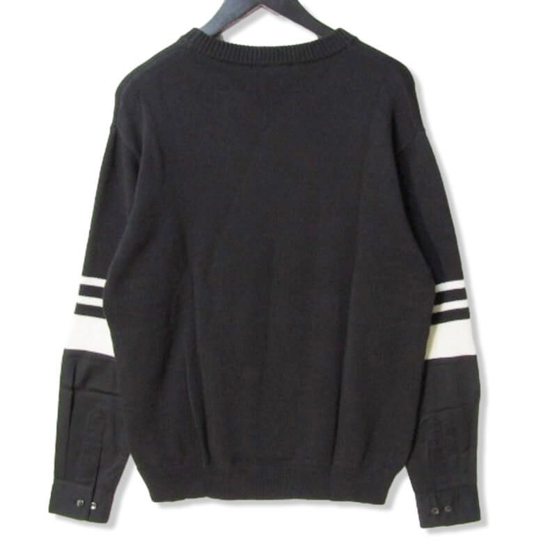 未使用 DISCOVERED ディスカバード SHIRT SLEEVE KNIT DC-S17-KN-03 ニット シャツスリーブ BLACK 1 タグ付き 27106897