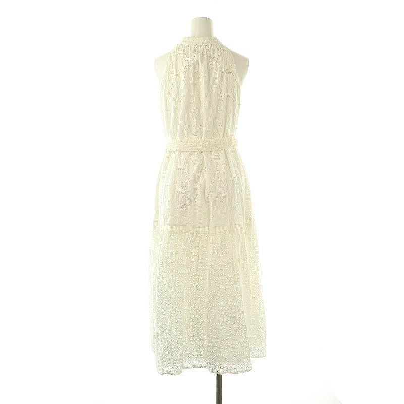 ハーリップトゥ Herlipto Lace-Trimmed Belted Dress ワンピース