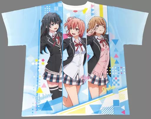 俺ガイル　雪ノ下雪乃＆由比ヶ浜結衣＆一色いろは フルグラフィックTシャツ 中古】Tシャツ 雪ノ下雪乃＆由比ヶ浜結衣＆一色いろは フル