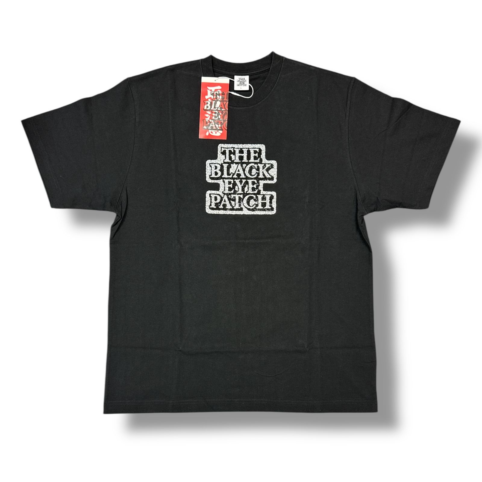 未使用品 BlackEyePatch 25SS OG LABEL RHINSTONE TEE ラベルライン 