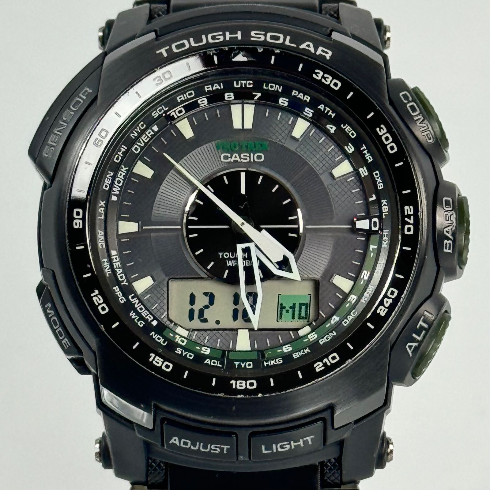 カシオ プロトレック PRW-S5100-1JF 電波ソーラー アナデジ 樹脂 