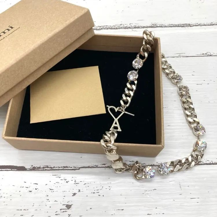 極美品❣️ 希少❣️AMI PARIS アミパリスネックレス アクセサリーシルバー 極美品❣️ 希少❣️AMI PARIS アミパリスネックレス