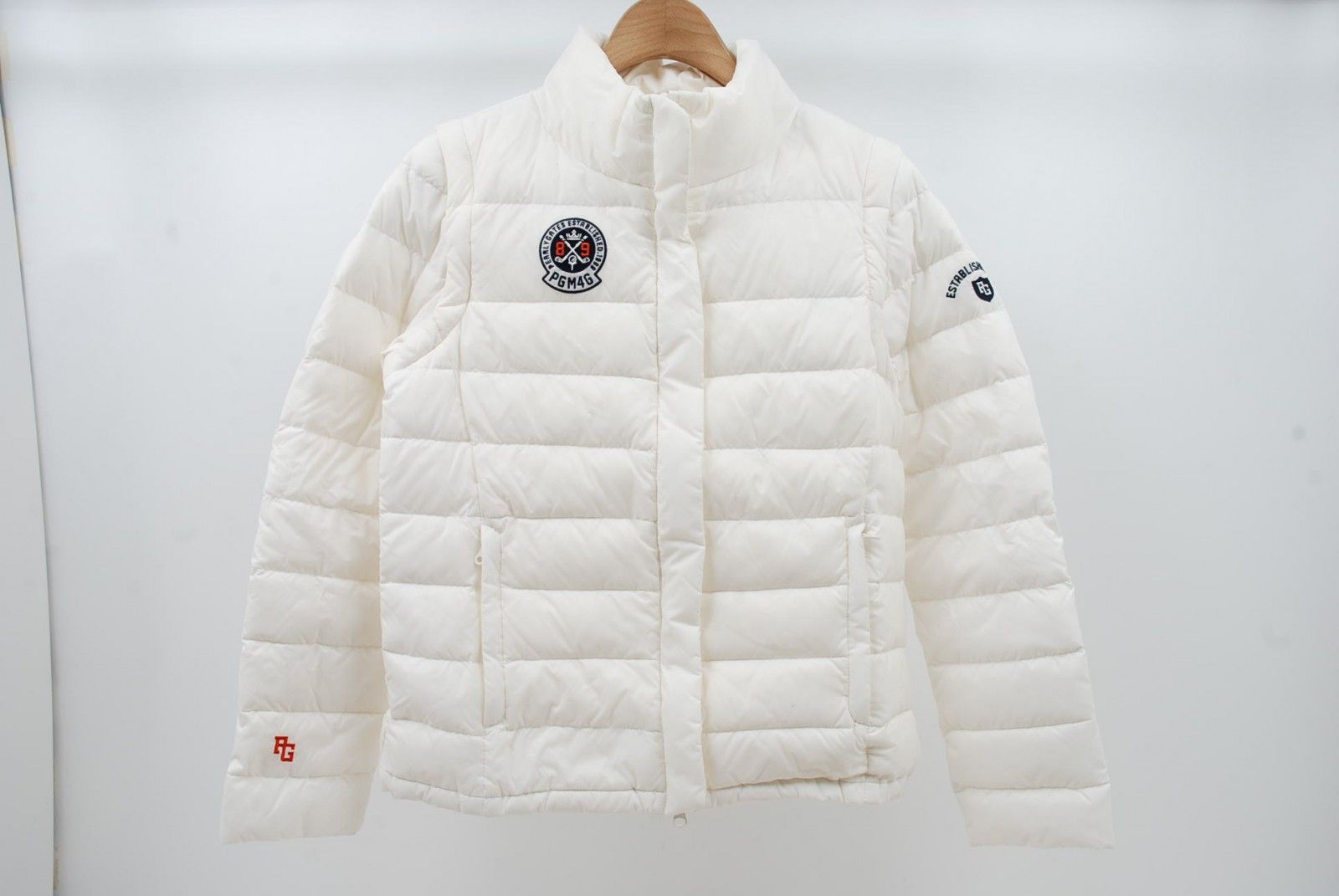 PEARLY GATES パーリーゲイツ　ダウンジャケット　ホワイト　白　メンズ 中古 メンズ パーリーゲイツ PEARLY GATES ダウンジャケット 1(M) 白