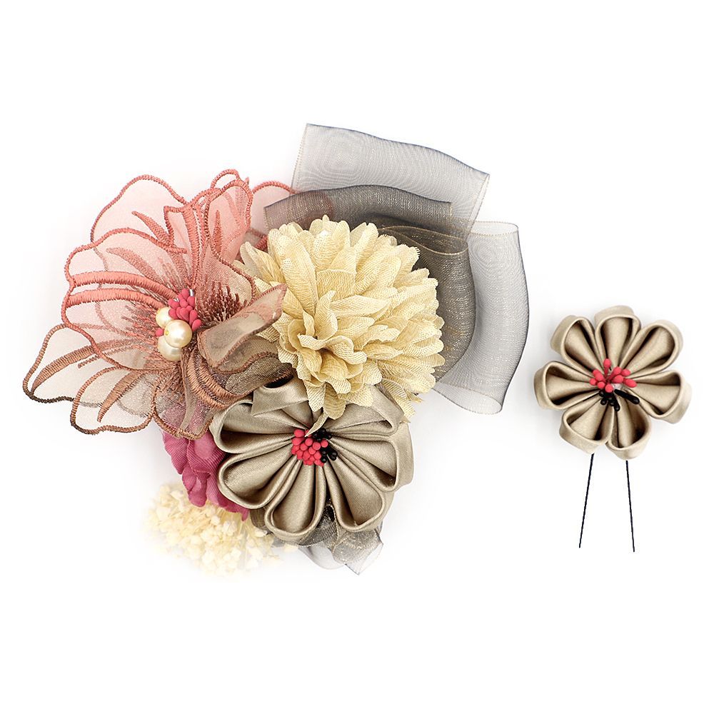 ハンドメイド◇ベビーヘアクリップ くまちゃん◇order ハンドメイド