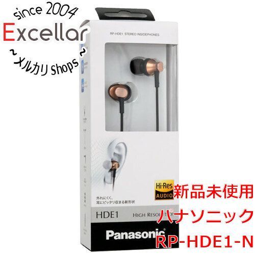 bn:11] Panasonic ステレオインサイドホン RP-HDE1-N ゴールド - 家電