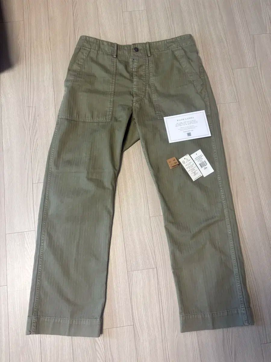 RRL ダブルアールエル ヘリンボーン ファティーグパンツ 32X30