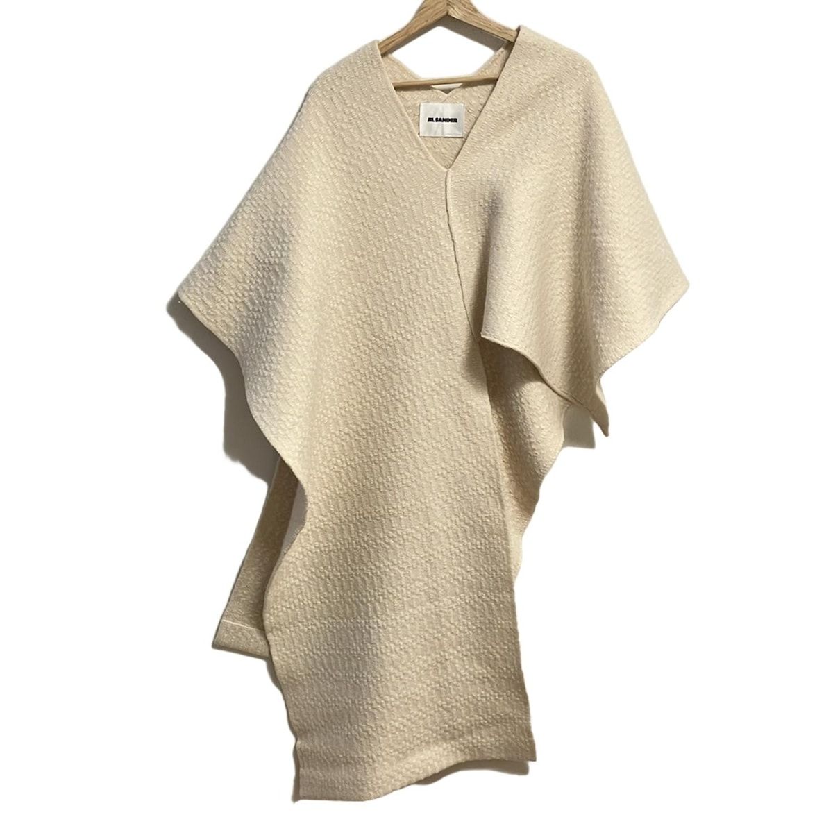JILSANDER ジルサンダー ポンチョ レディース - 104642 アイボリー 冬|秋