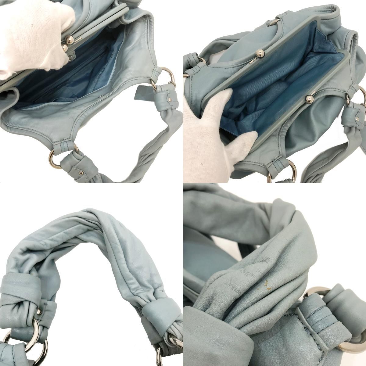 COACH【コーチ】ショルダーバッグ トートバッグ 肩掛け ライトグレー 