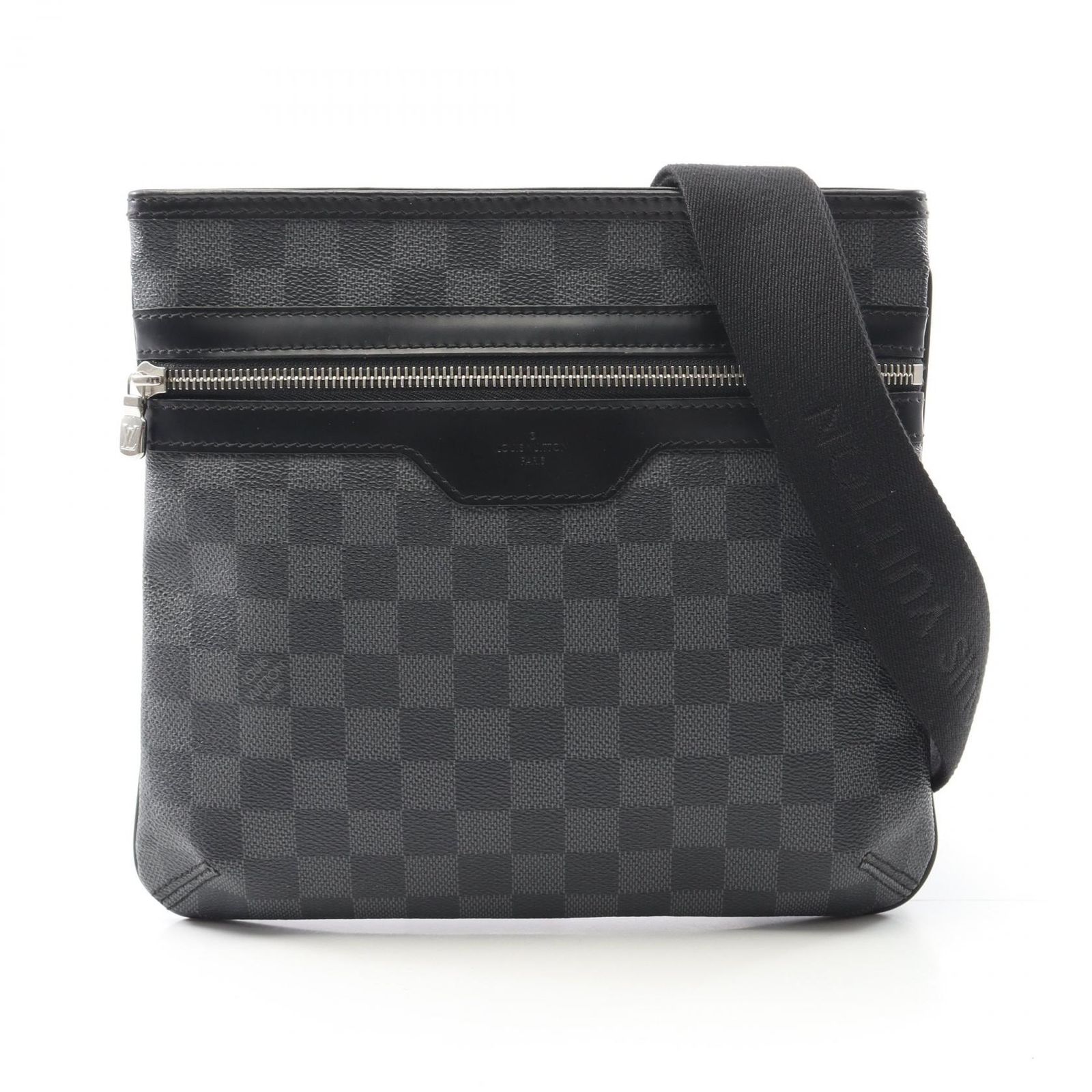 ルイ ヴィトン LOUIS VUITTON ショルダーバッグ トマス N58028 PVCコーティングキャンバス レザー トマス メンズ Used A
