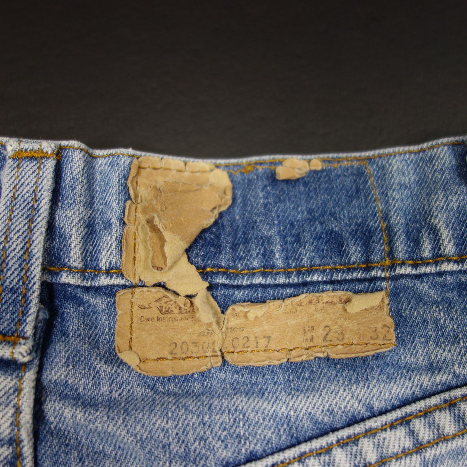 80s Vintage US古着☆Levi's リーバイス 502 デニム ジーンズ 黒カン