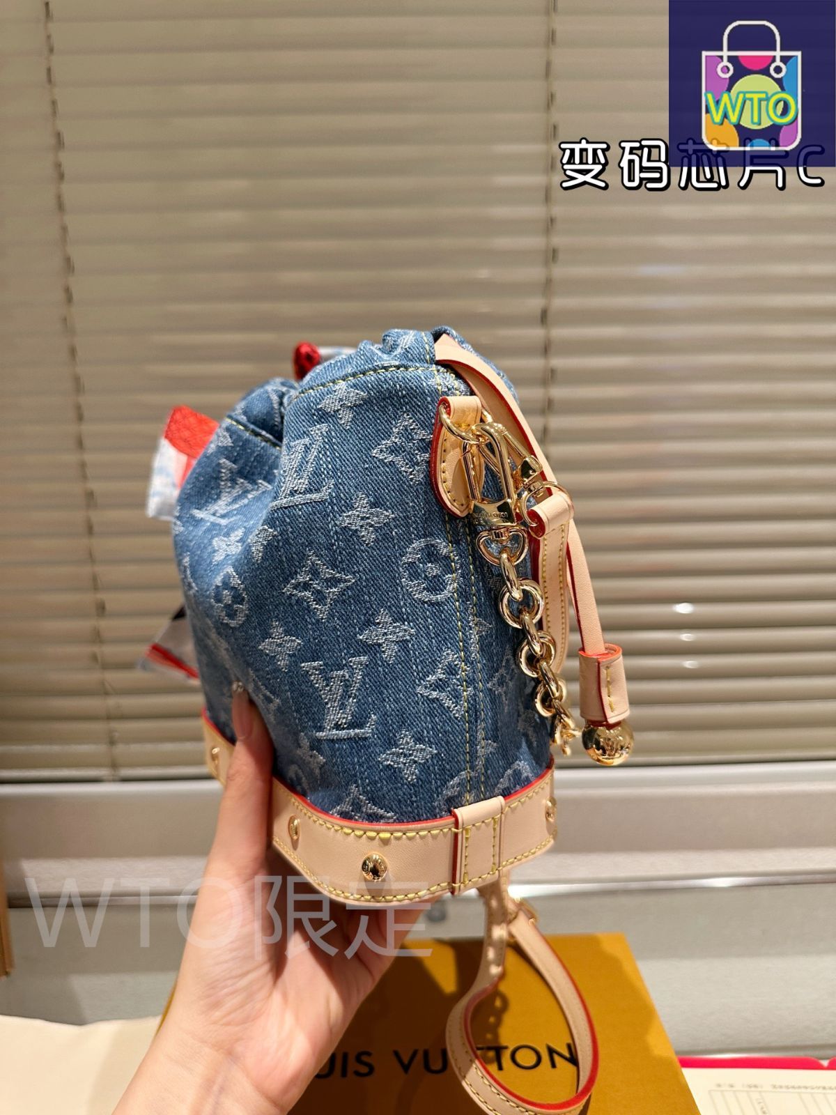 VUITTON デニム スカーフ 今日特価】Louis Vuitton ルイヴィトン デニムナノノエ チップ