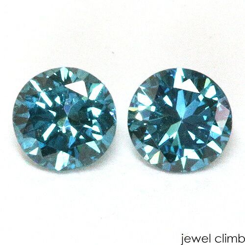 ブルーダイヤモンド 宝石 ルース ≪ペアストーン≫０．２７ＣＴ