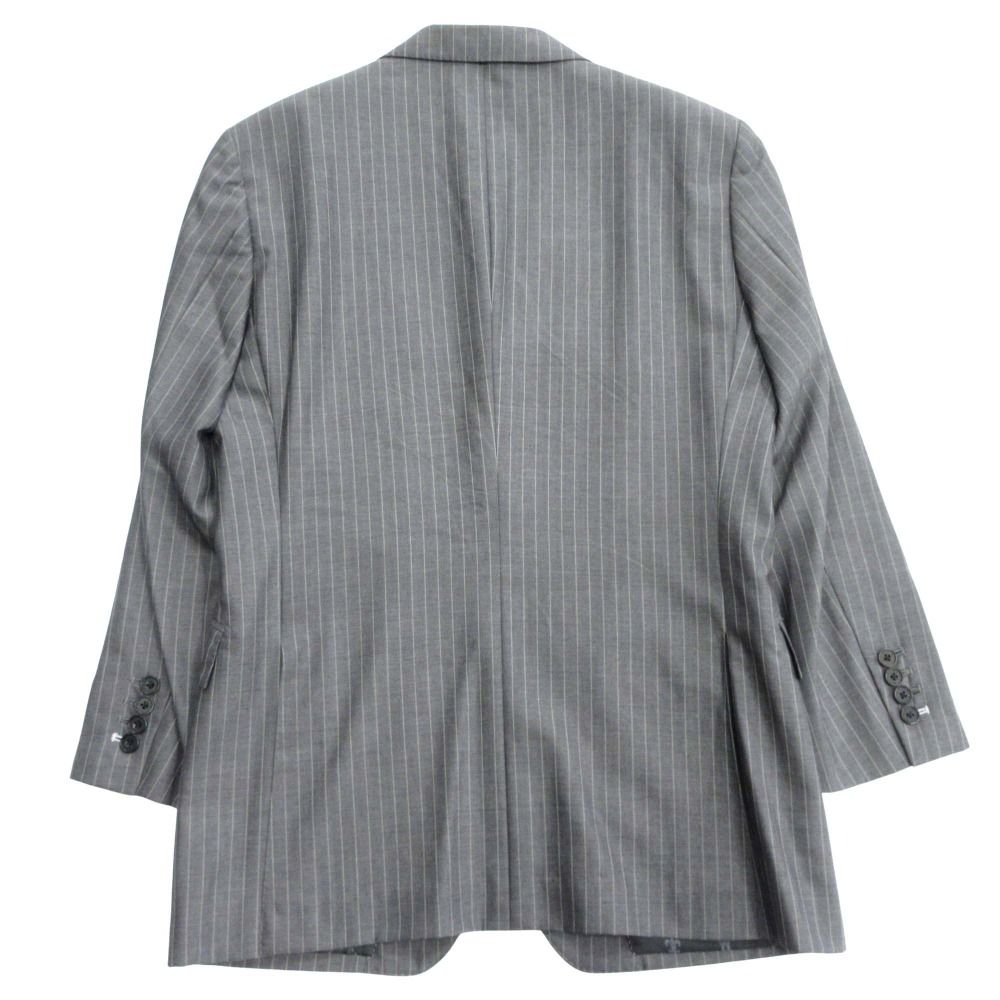 BURBERRY BLACK LABEL バーバリーブラックレーベル セットアップ スーツ ジャケット パンツ ストライプ スーパー100’s メンズ 古着