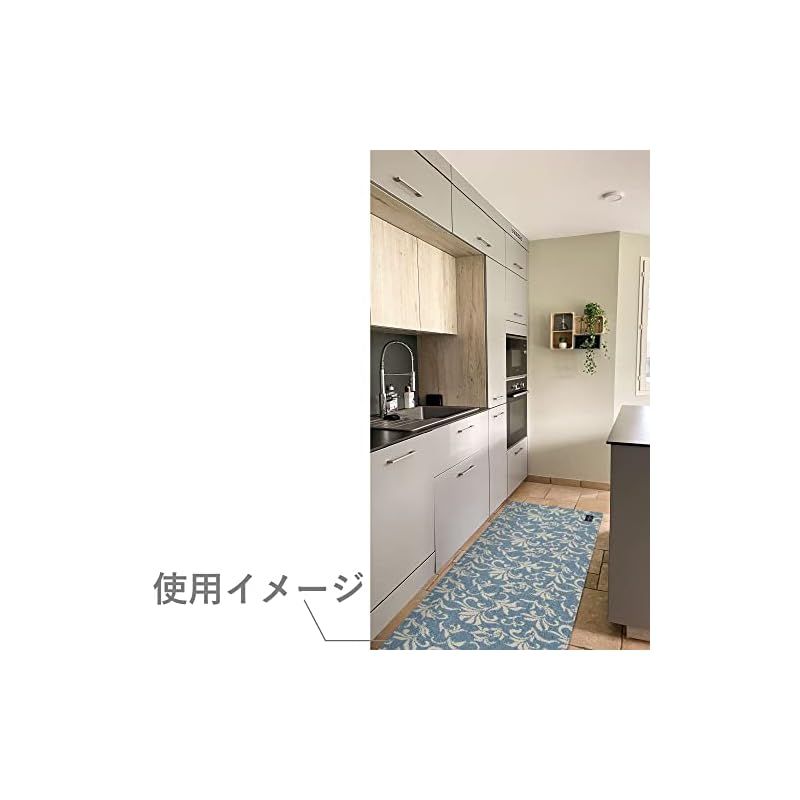 センコー URBAN802 キッチンマット インテリアマット 約50× 270cm グレー ギリシャ製 薄手 床暖房 洗える 69340 センコー URBAN802 キッチンマット インテリアマット 約50× 270cm グレー ギリシャ製 薄手 床暖房 洗える 69340  キッチンマット ギリシャ製 薄手 滑りにくい 洗える 床暖房対応 モダン約50×240cm ダークグレー&frasl;グレー SDS&frasl;マスターキッチンラグ  ORBIT