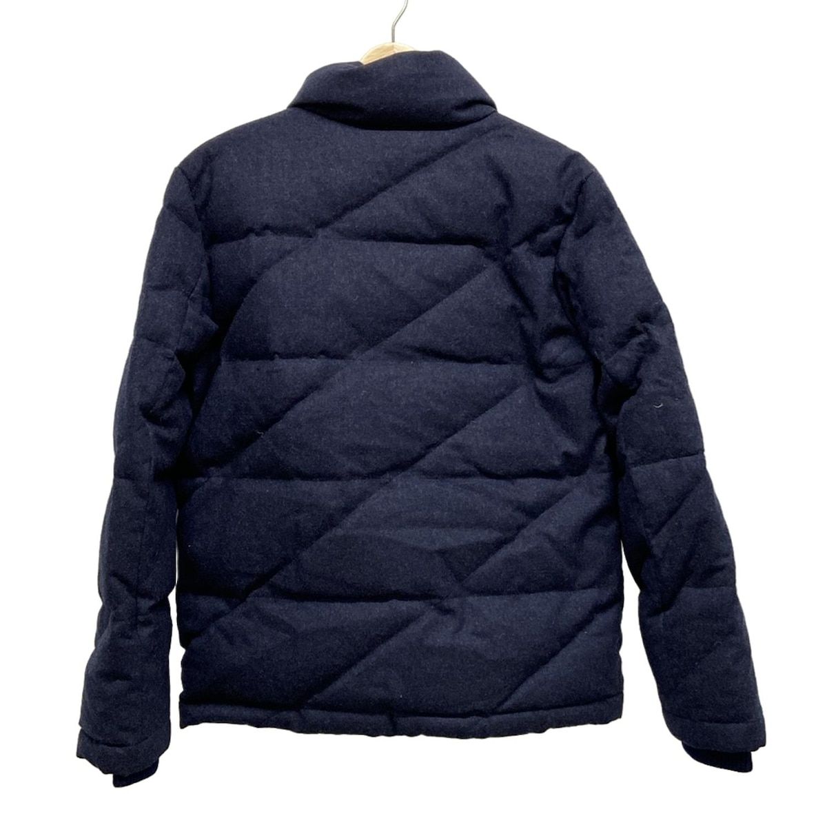 LANVIN en Bleu ランバンオンブルー ダウンジャケット サイズ48 XL メンズ - ネイビー 長袖|ジップアップ|冬