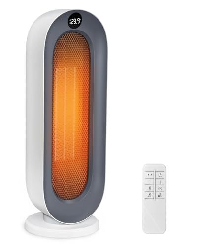 『2025冬新型』 セラミックヒーター 【ECO知能恒温 節電対策】 セラミックファンヒーター 暖房器具 省エネ 電気 首振り 3段階温度調整 800W/1200W 切り忘れ防止 二重過熱保護 転倒OFF タイマー機能 リモコン付き 大風量 速暖 電気ストーブ