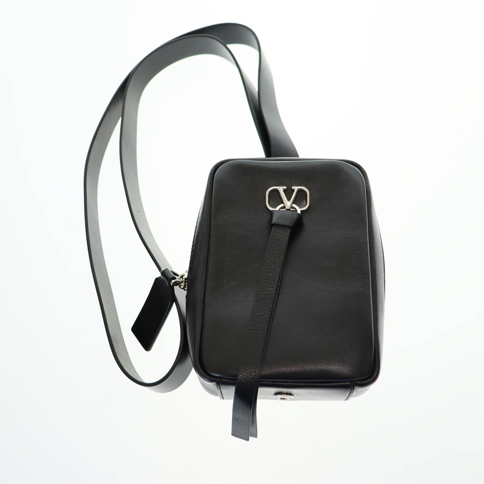 極希少★美品ヴァレンティノ　ボディバッグ ブラック 中古・古着通販】VALENTINO (ヴァレンティノ) VLTLスターボディ