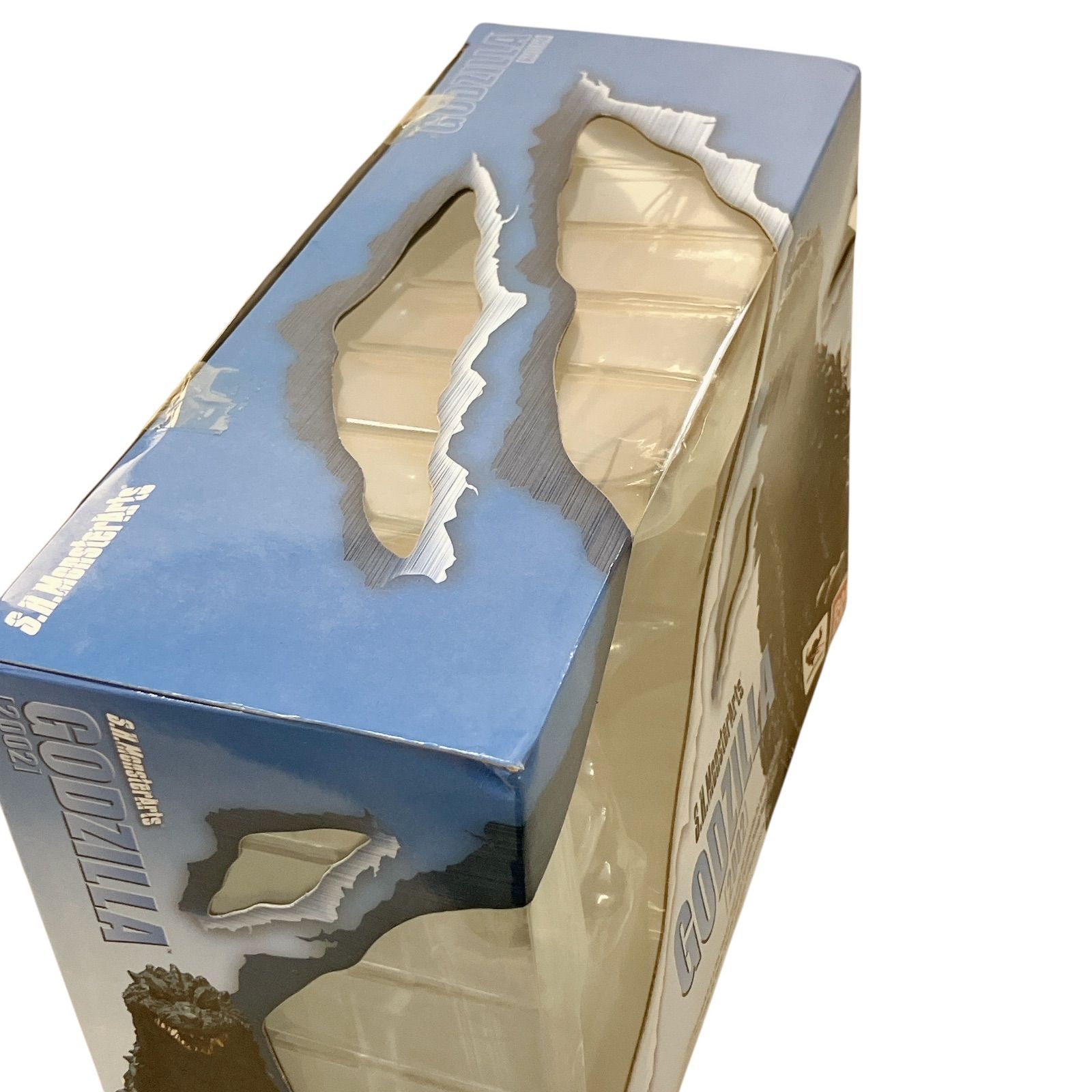 在庫処分 WJ28 未開封 TAMASHII NATIONS S.H.MonsterArts GODZILLA ゴジラ×メカゴジラ 2002 約155mm PVC-ABS製 塗装済み可動フィギュア