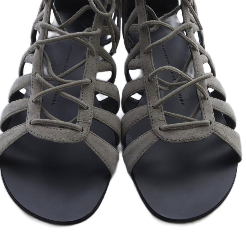 サンダル レースアップ