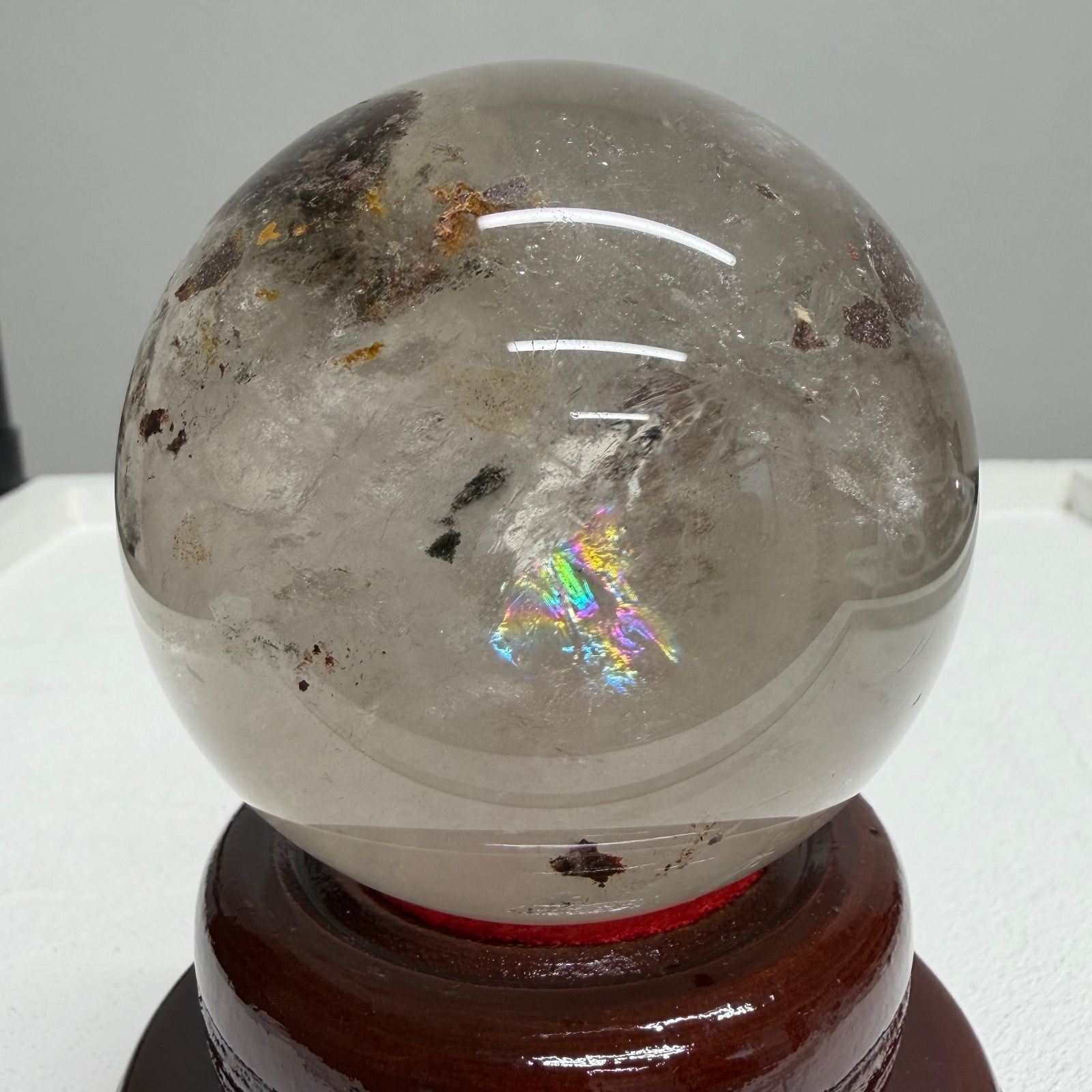 現品 グリーンファントムクォーツ 天然石 置物 商品番号002