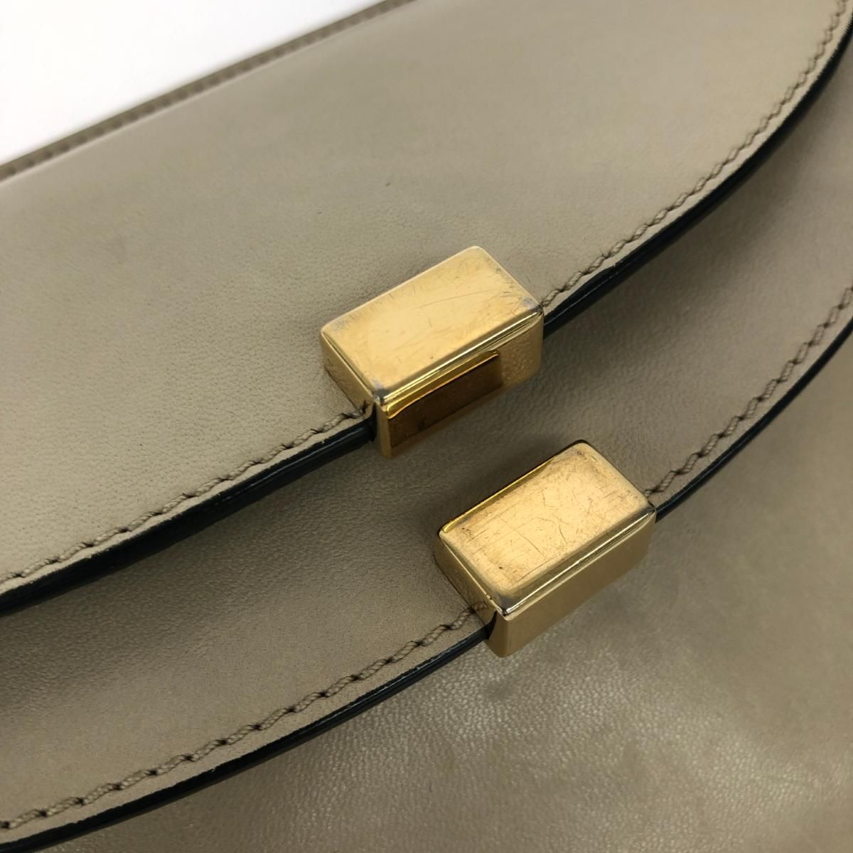 Chloe クロエ ショルダーバッグ ジョージア レザー ベージュ  